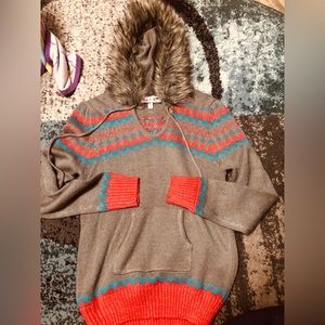 Super soft hooded pullover